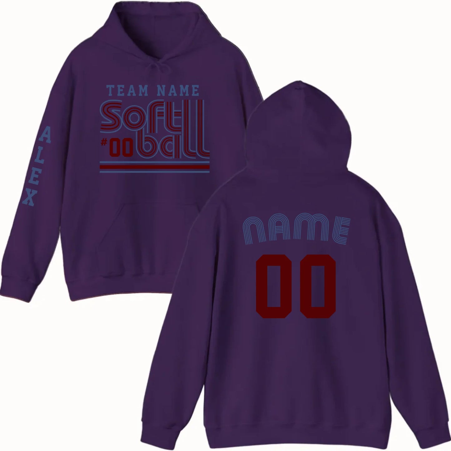 New Hoodie-Purple
