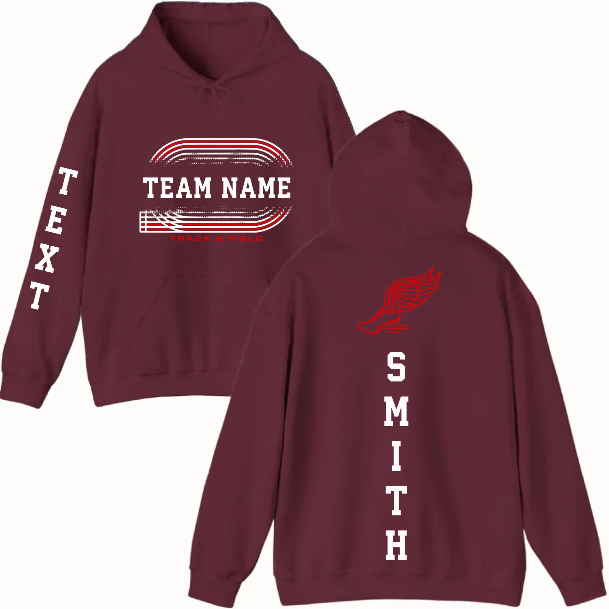 New Hoodie-Maroon