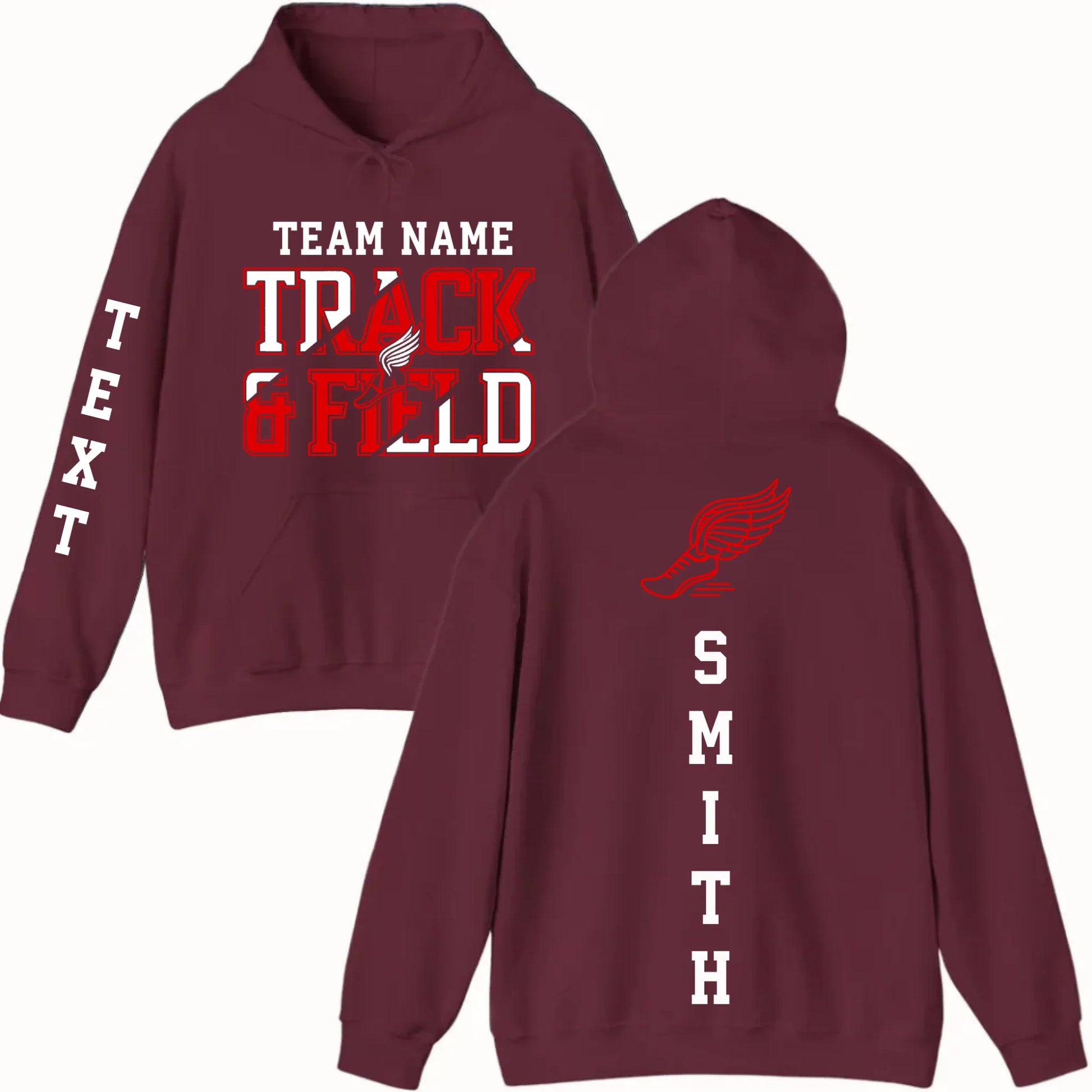 New Hoodie-Maroon