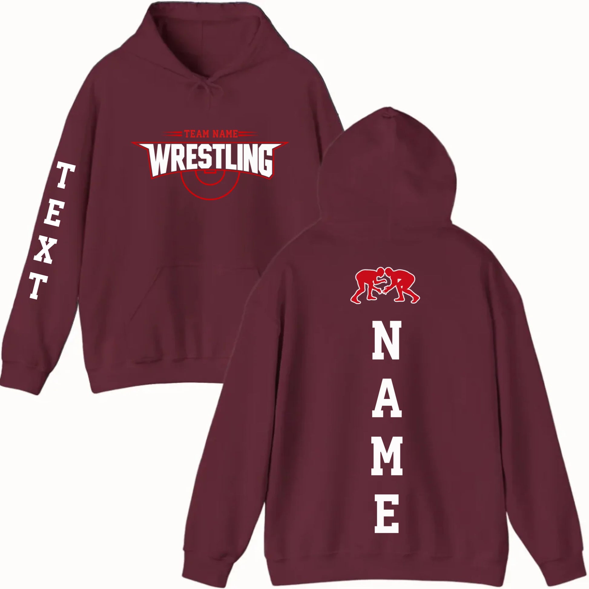 New Hoodie-Maroon