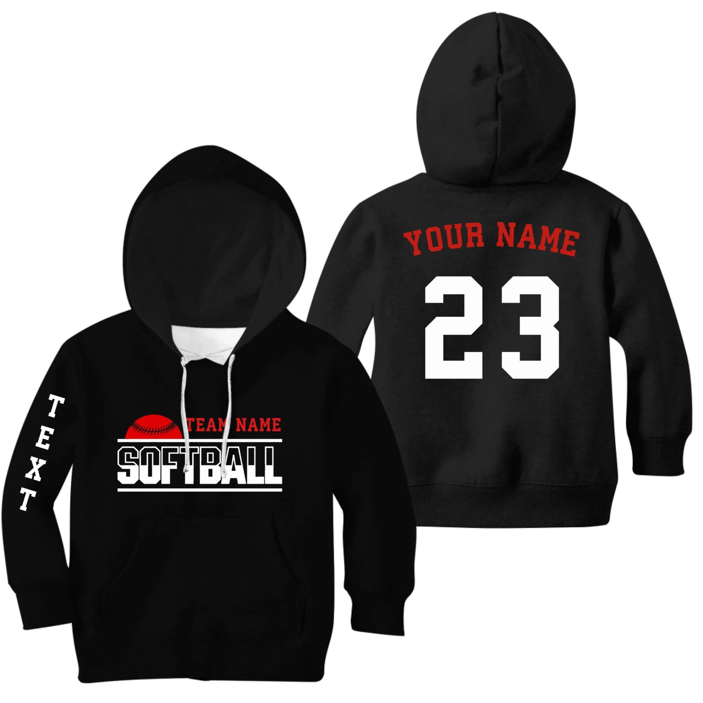 Kids Black Hoodie