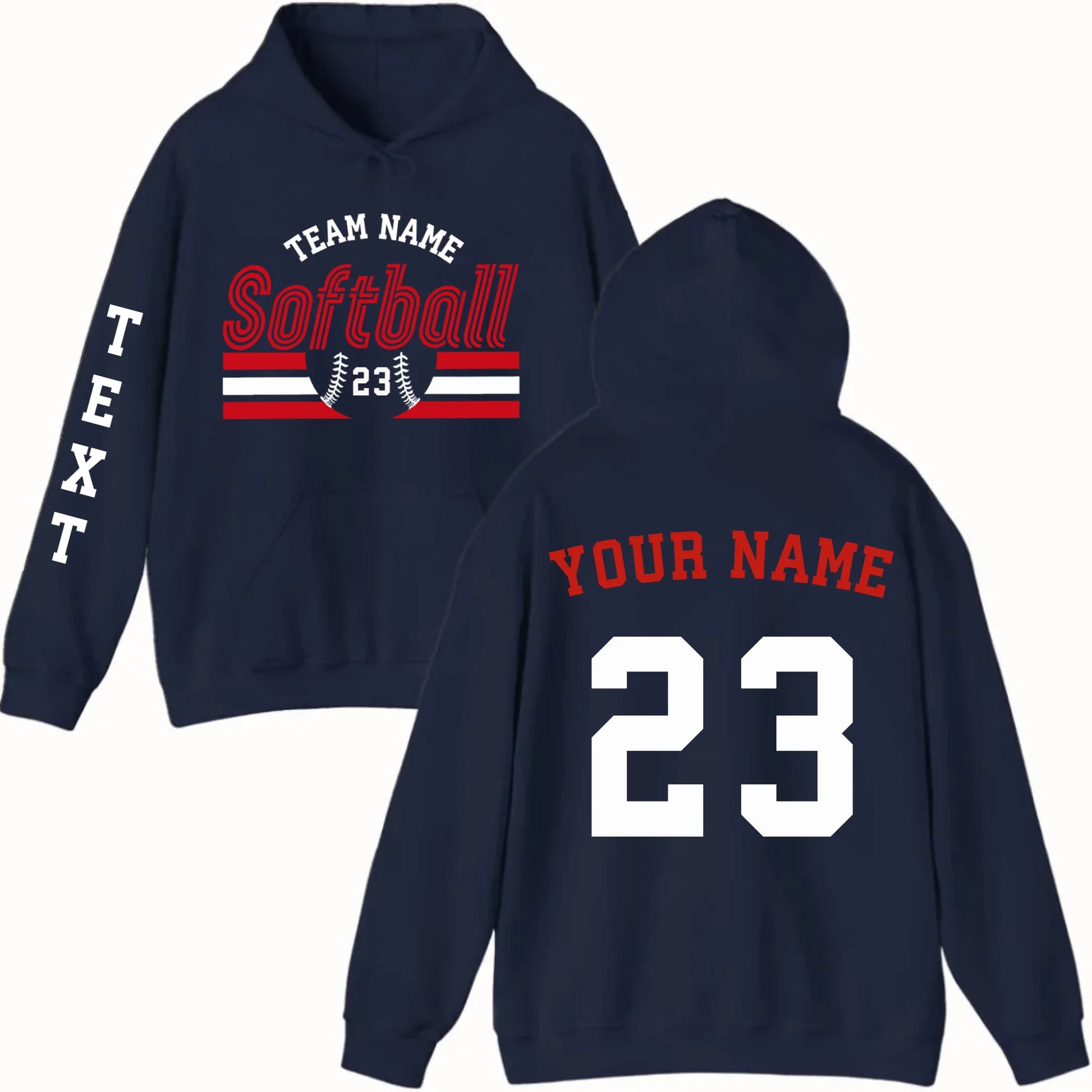 New Hoodie-navy