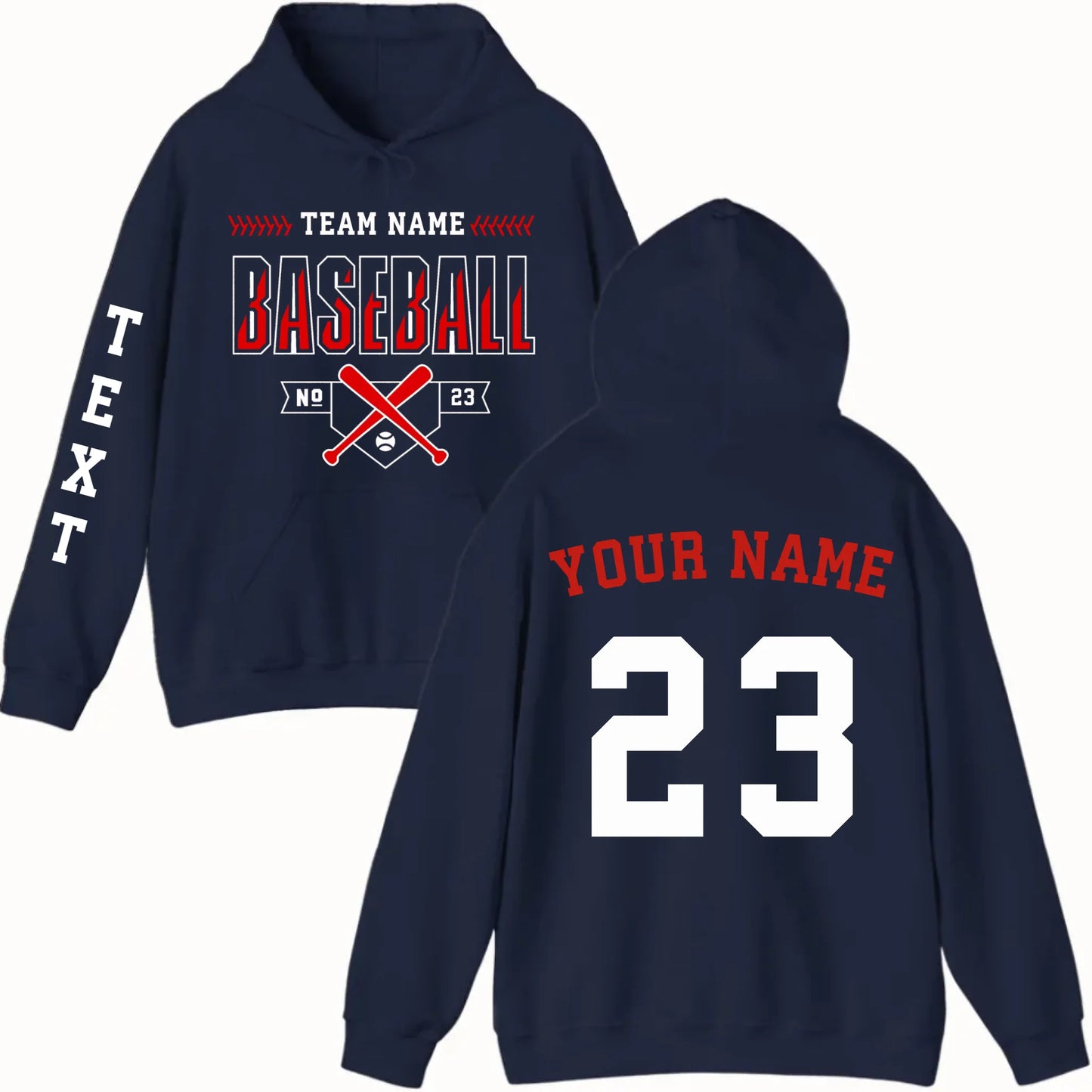 New Hoodie-navy