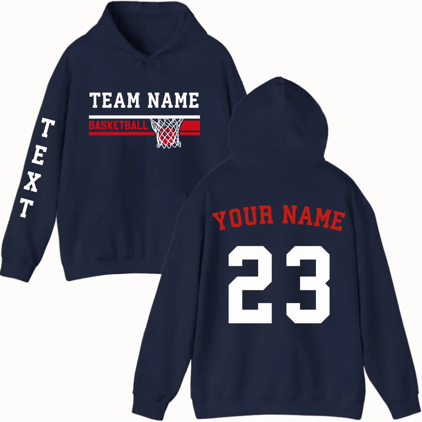 New Hoodie-navy