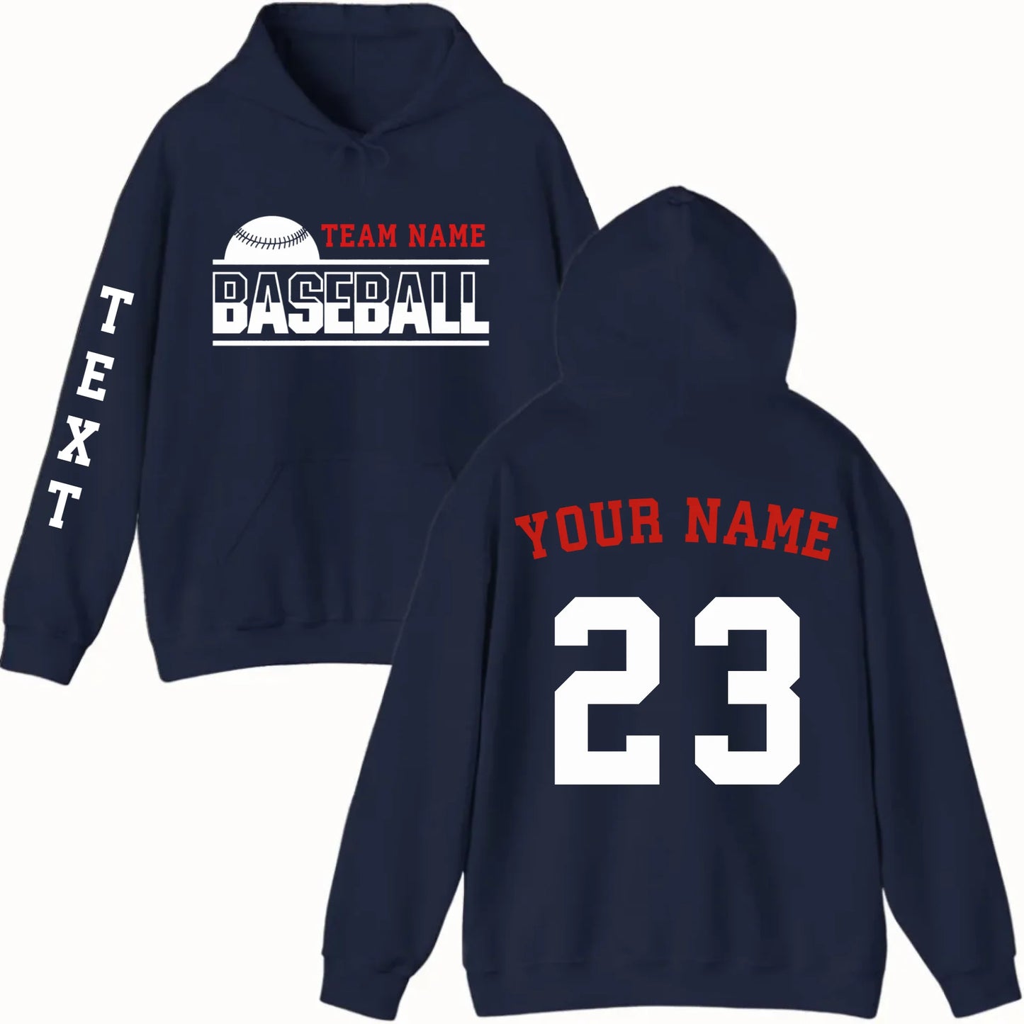 New Hoodie-navy