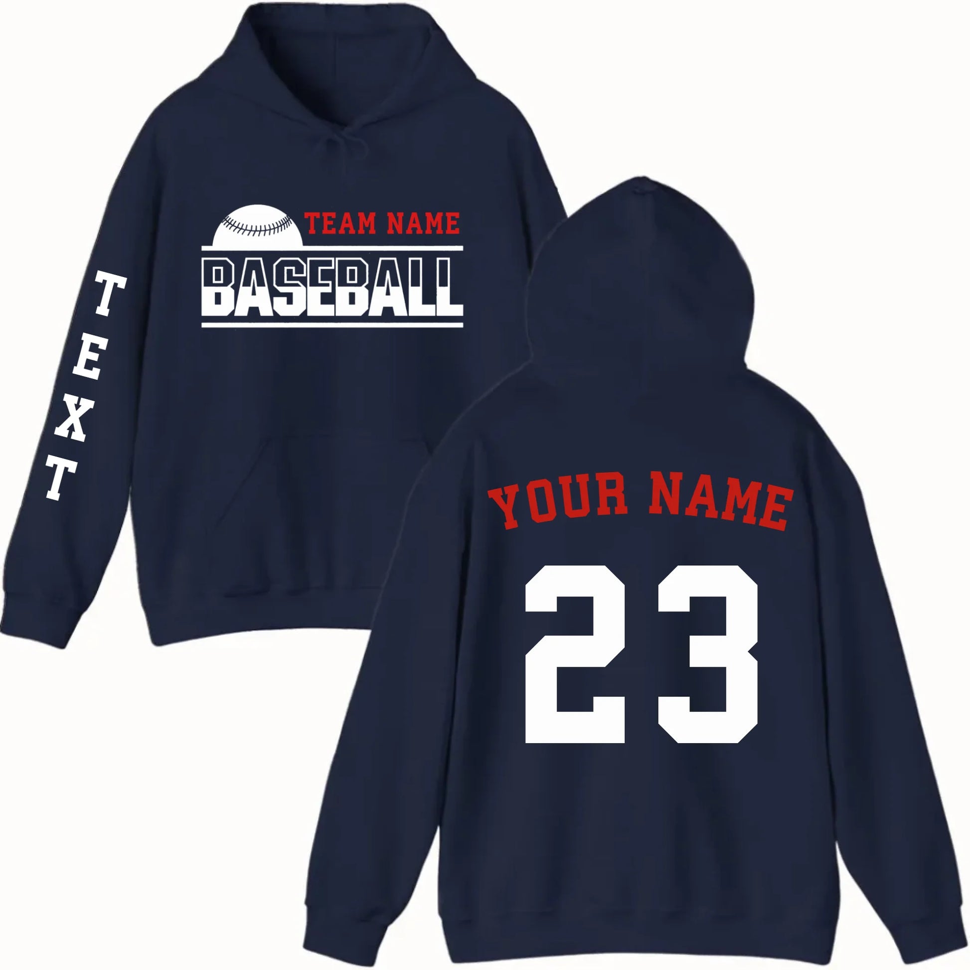 New Hoodie-navy
