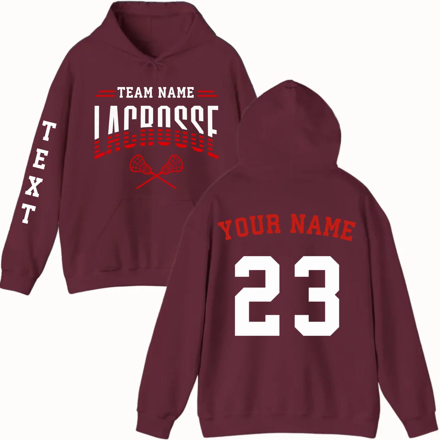 New Hoodie-Maroon