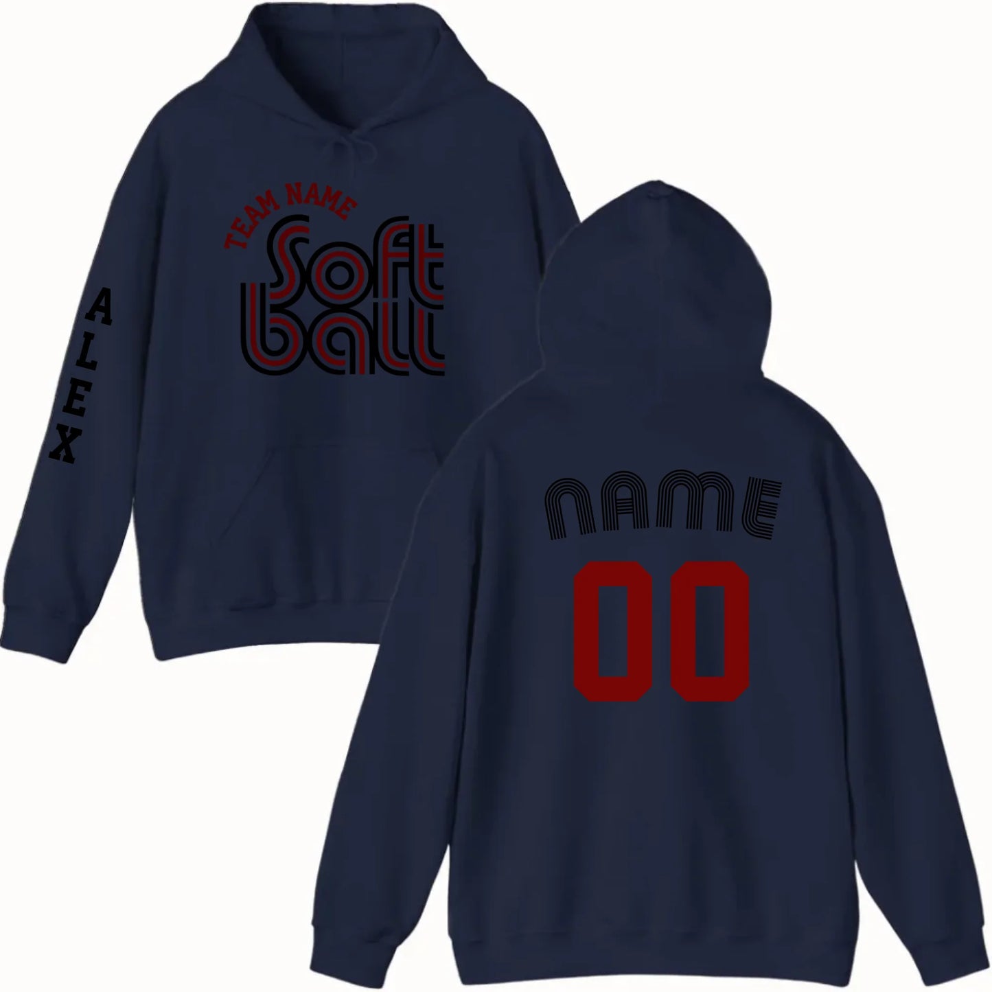 New Hoodie-navy