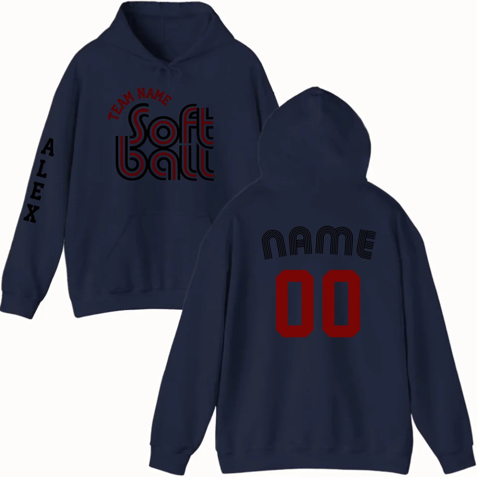 New Hoodie-navy
