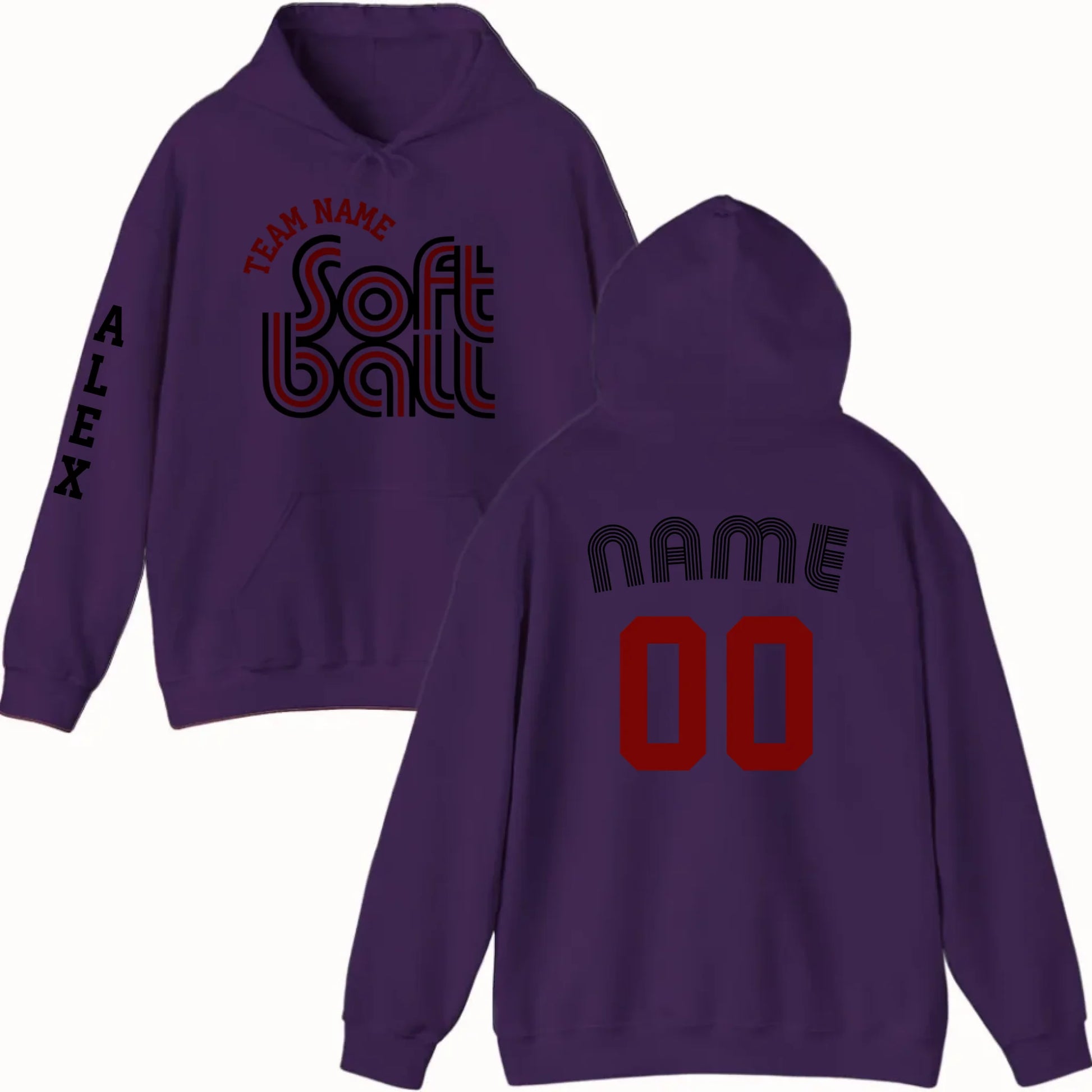 New Hoodie-Purple