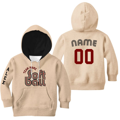 Kids Hoodie Sand