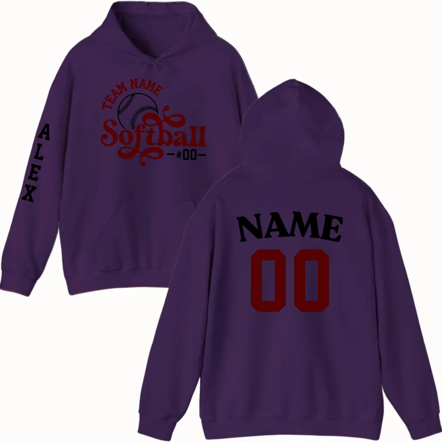 New Hoodie-Purple