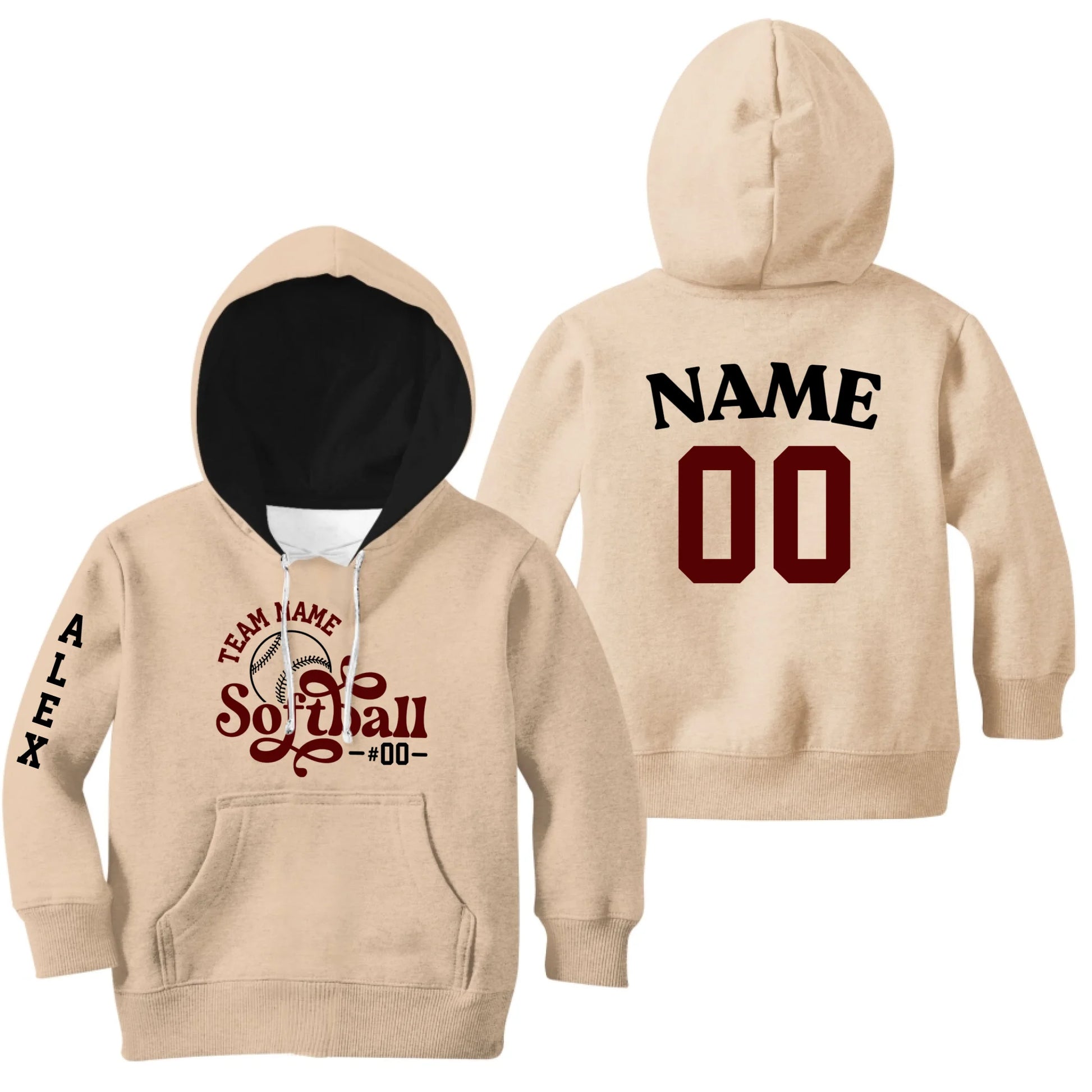 Kids Hoodie Sand