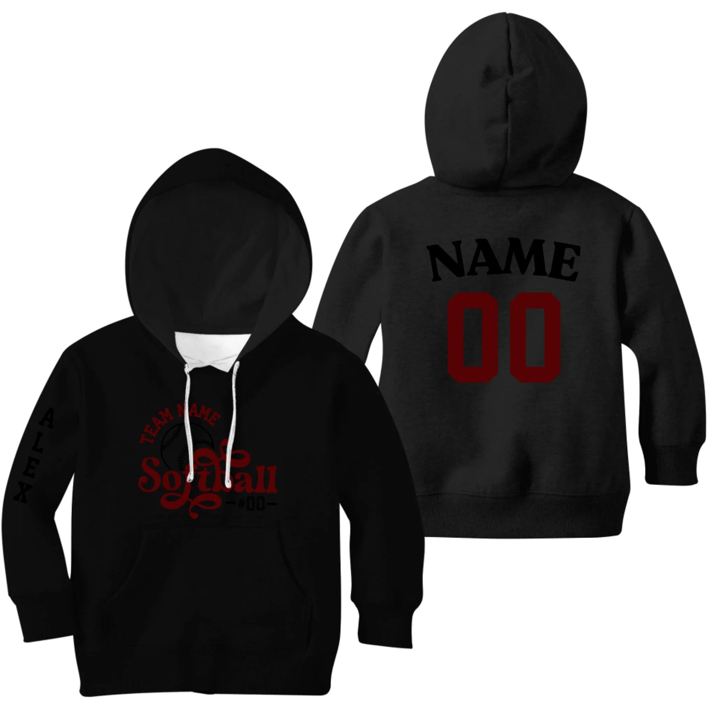 Kids Black Hoodie