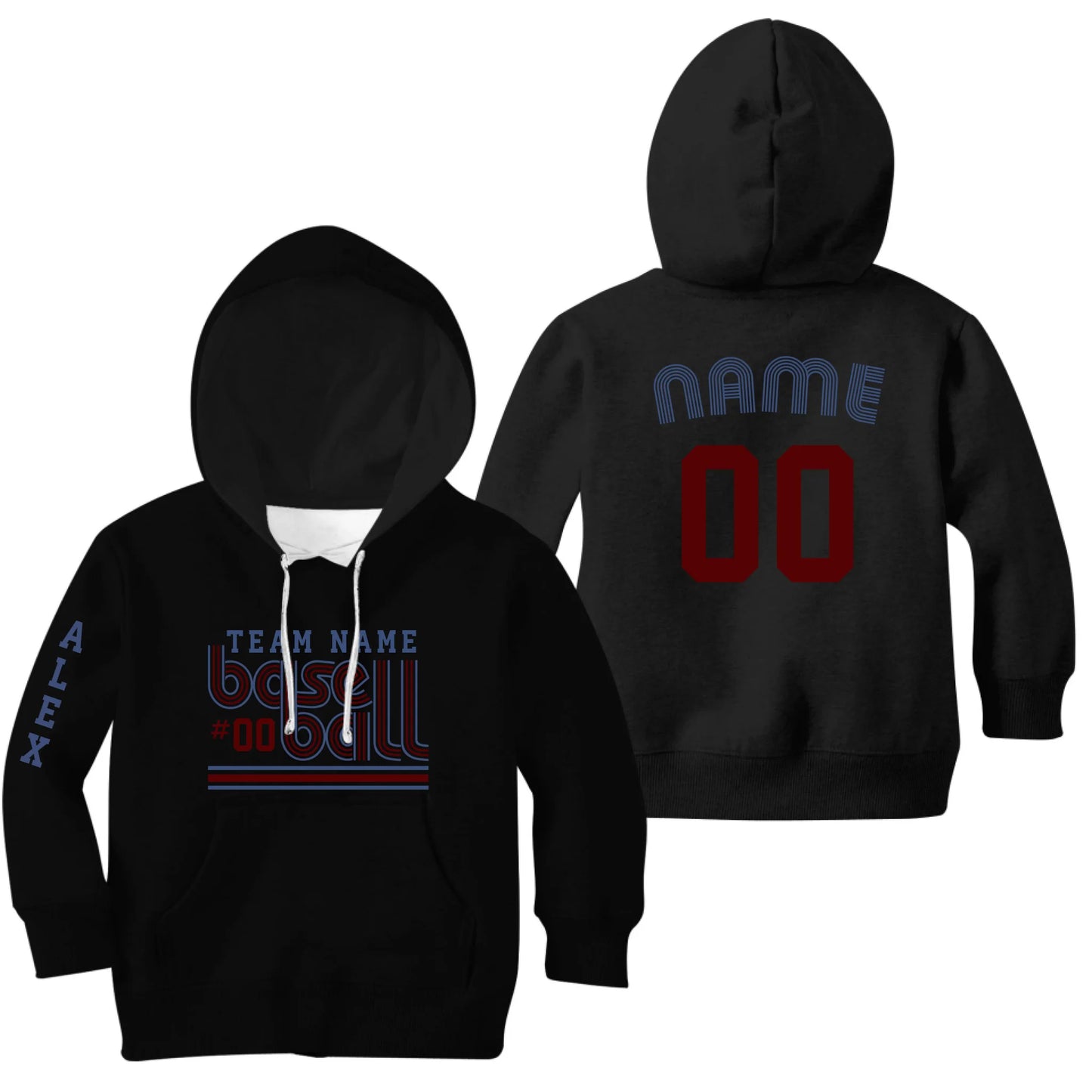 Kids Black Hoodie