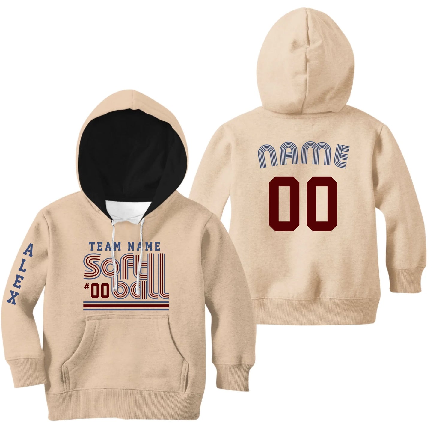 Kids Hoodie Sand