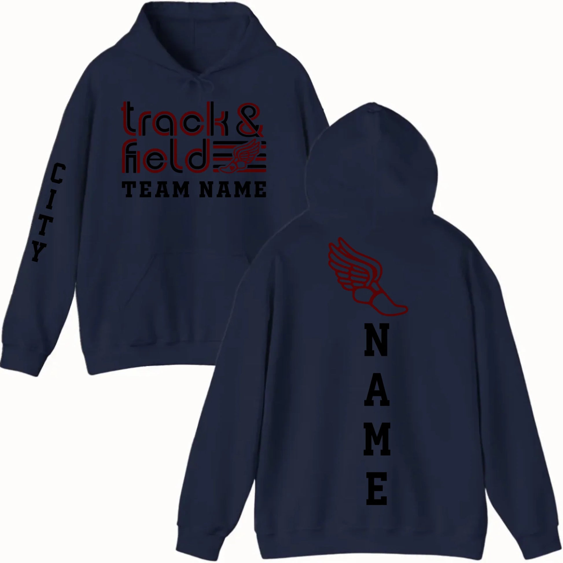 New Hoodie-navy