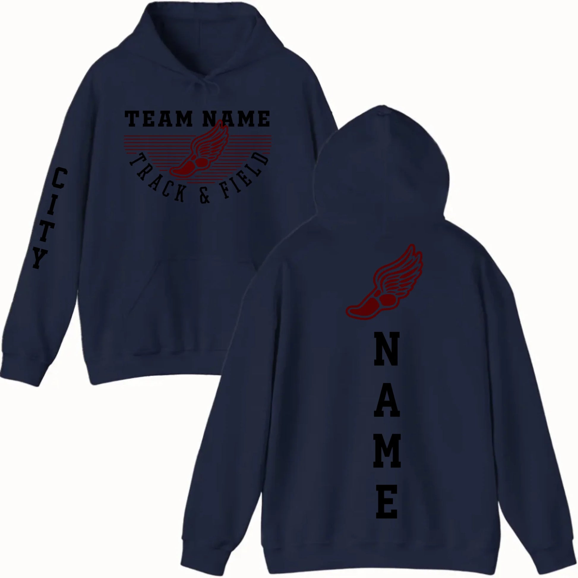 New Hoodie-navy