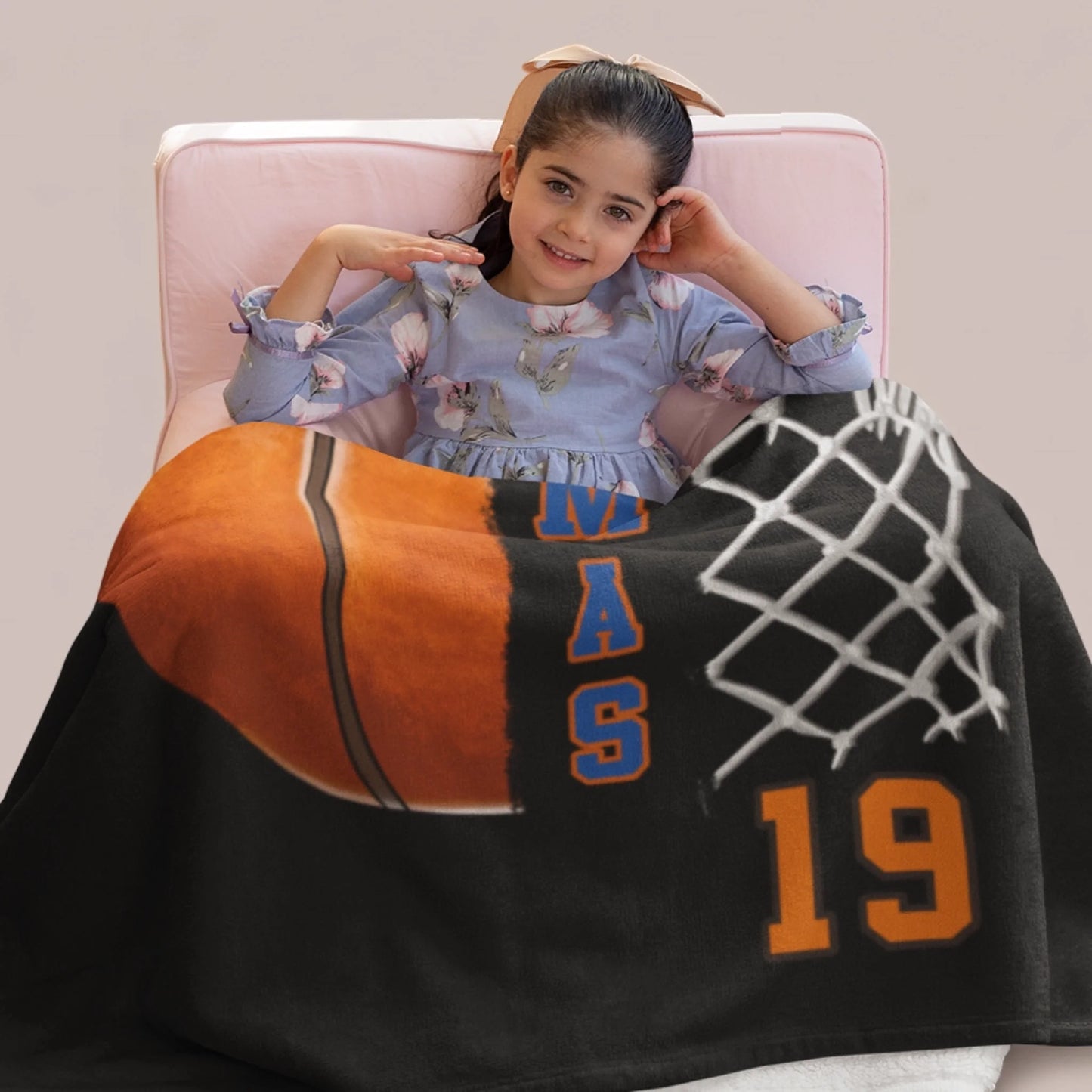 Personalized Cheer Team Blanket – Custom Name Senior Cheerleading Blanket-1