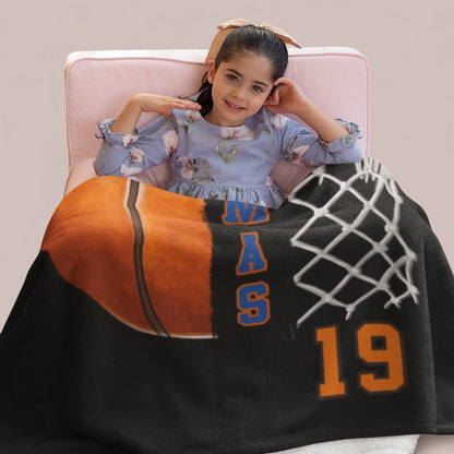 Personalized Cheer Team Blanket – Custom Name Senior Cheerleading Blanket-1