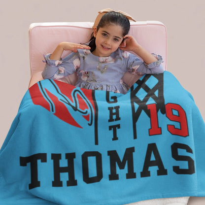 Personalized Cheer Team Blanket – Custom Name Senior Cheerleading Blanket-1