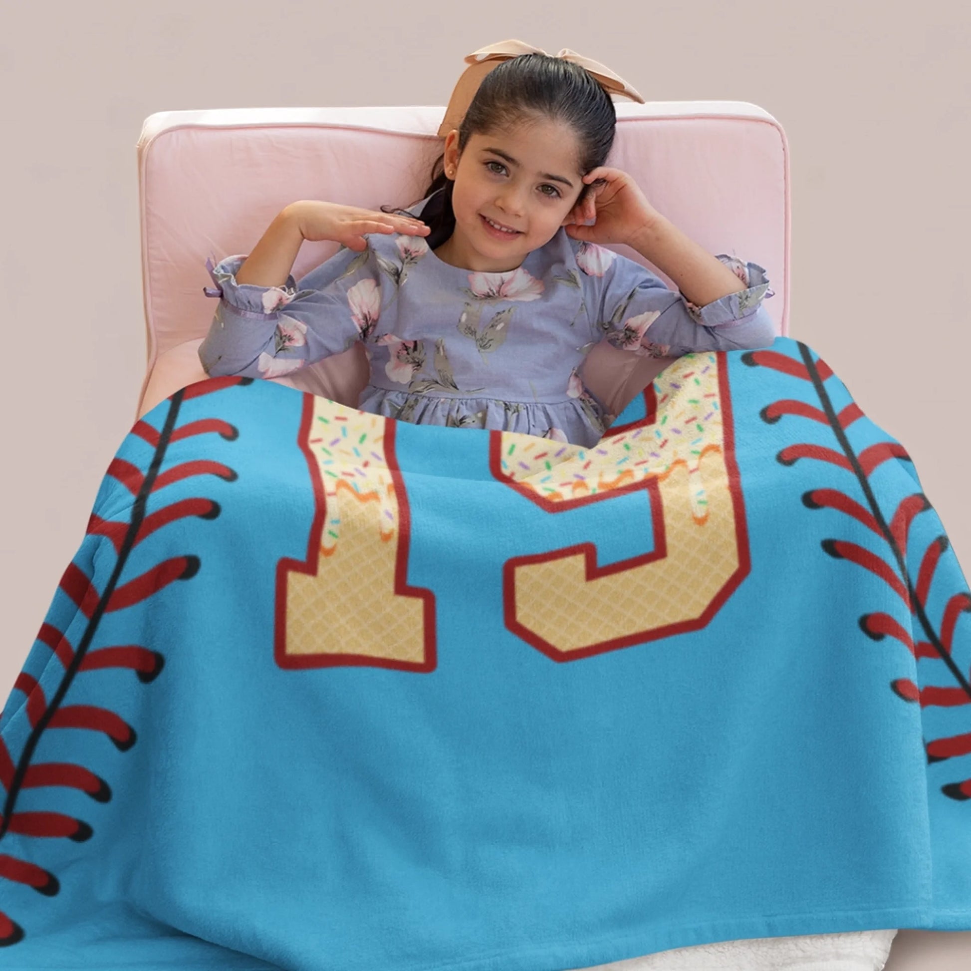 Personalized Cheer Team Blanket – Custom Name Senior Cheerleading Blanket-1