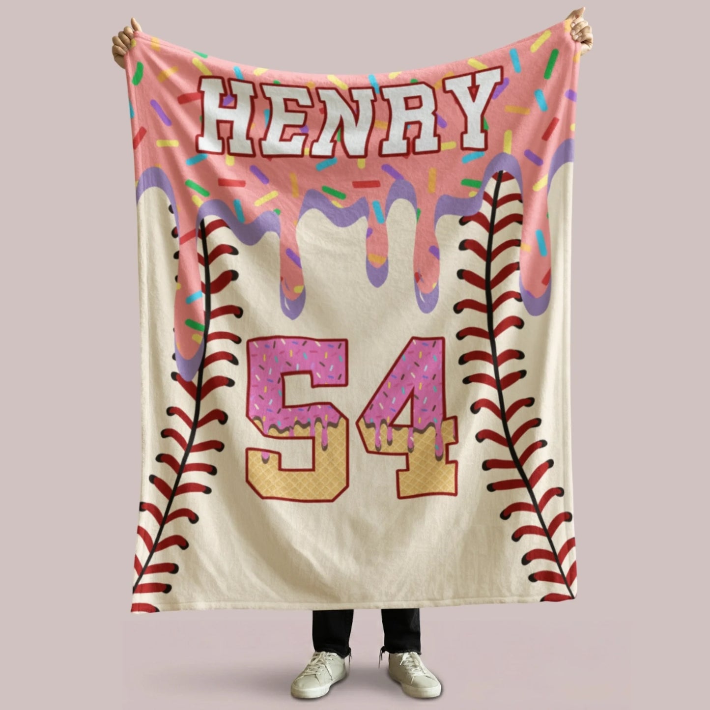 Personalized Cheer Team Blanket – Custom Name Senior Cheerleading Blanket3