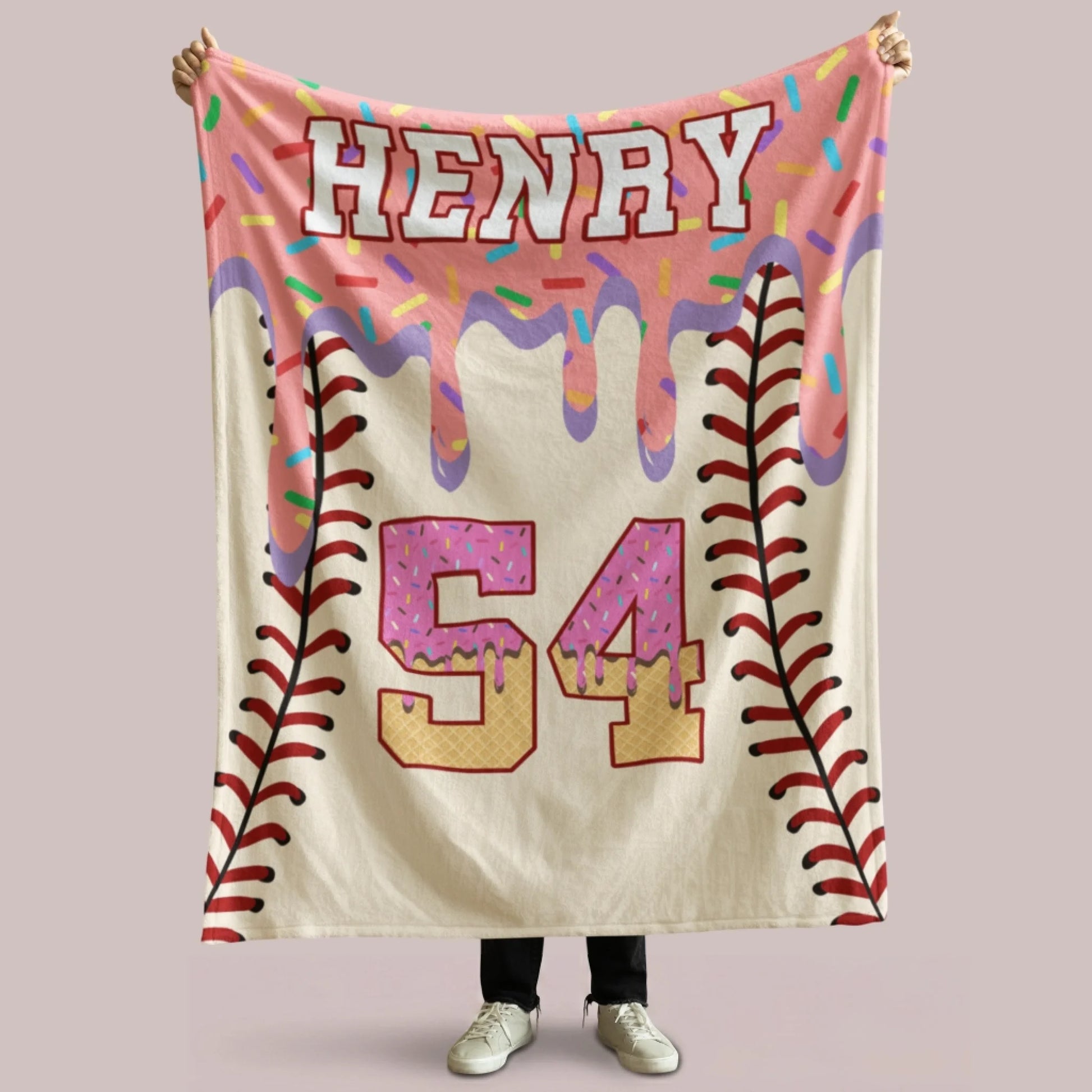 Personalized Cheer Team Blanket – Custom Name Senior Cheerleading Blanket3