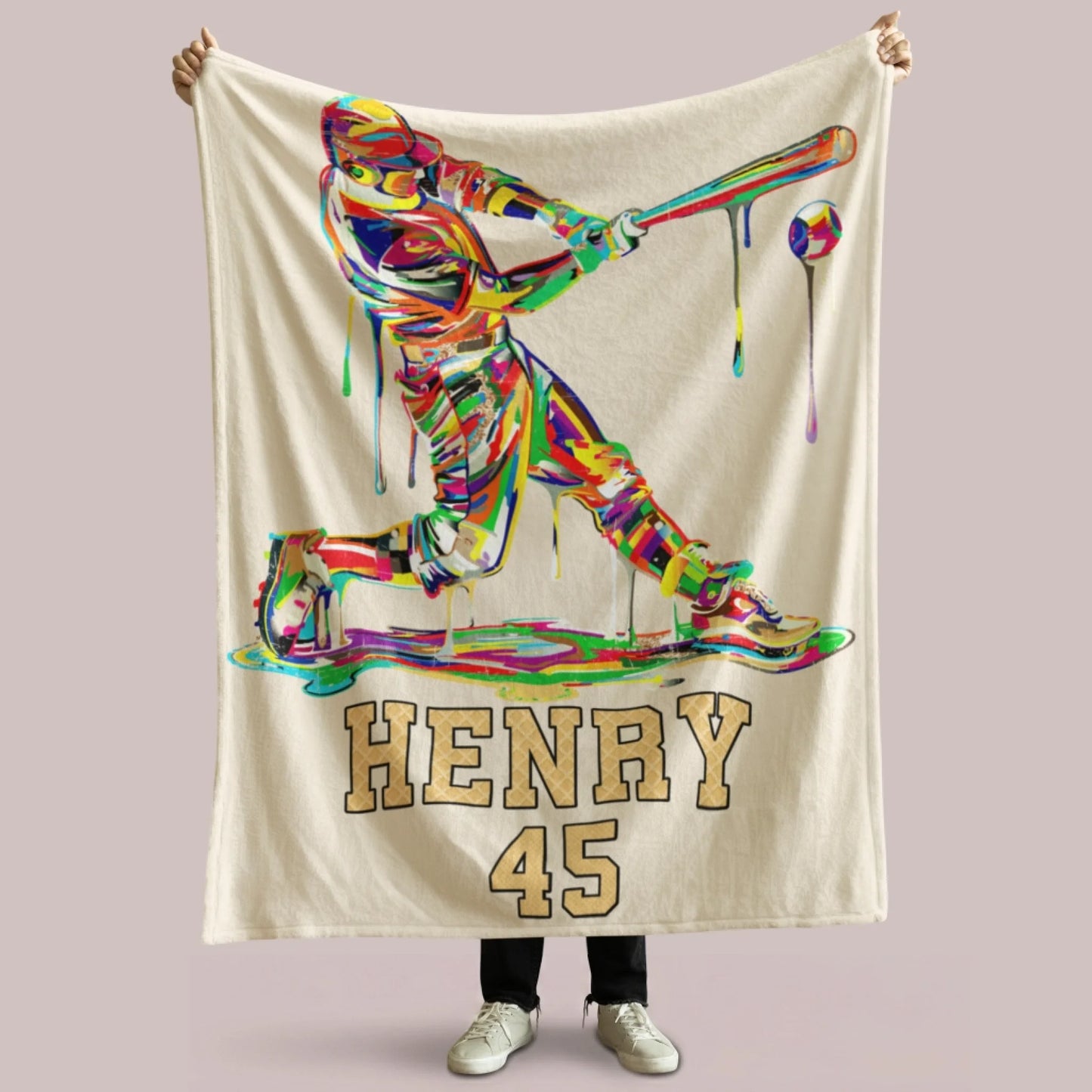 Personalized Cheer Team Blanket – Custom Name Senior Cheerleading Blanket3