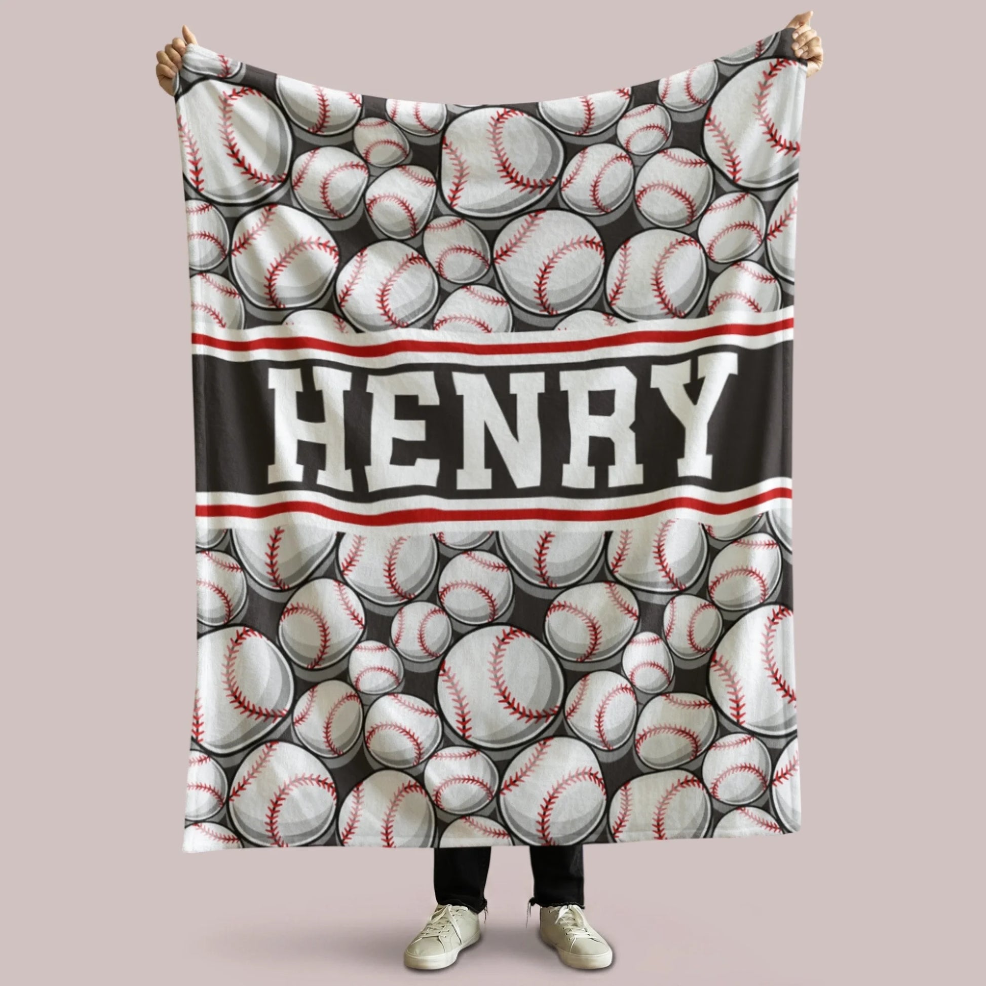 Personalized Cheer Team Blanket – Custom Name Senior Cheerleading Blanket3