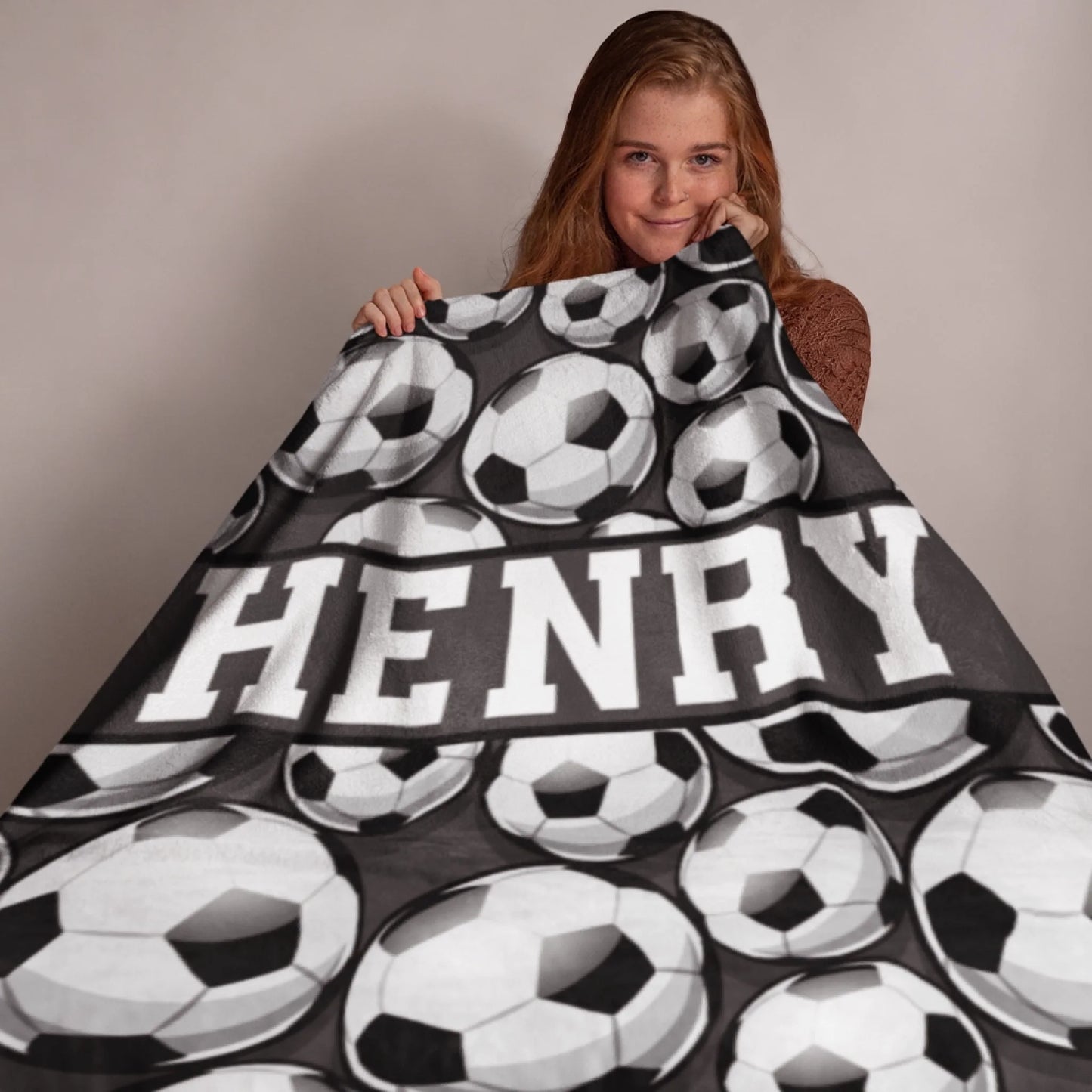 Personalized Cheer Team Blanket – Custom Name Senior Cheerleading Blanket_