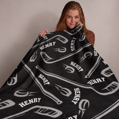 Personalized Cheer Team Blanket – Custom Name Senior Cheerleading Blanket_