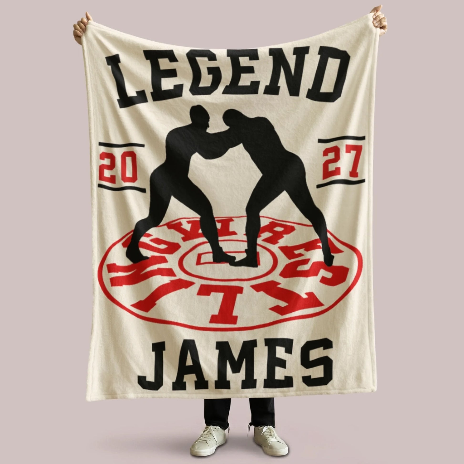 Personalized Cheer Team Blanket – Custom Name Senior Cheerleading Blanket3