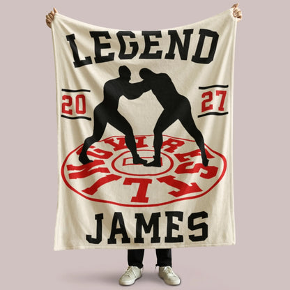 Personalized Cheer Team Blanket – Custom Name Senior Cheerleading Blanket3