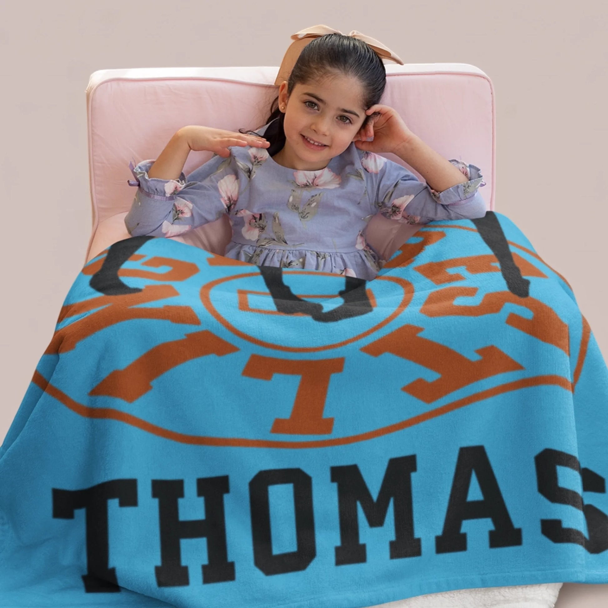 Personalized Cheer Team Blanket – Custom Name Senior Cheerleading Blanket-1