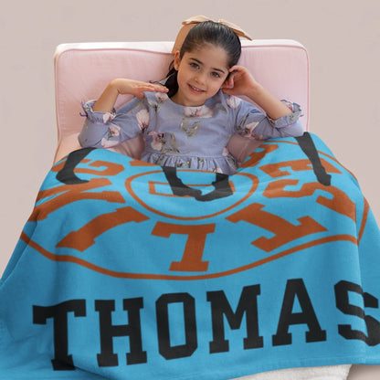 Personalized Cheer Team Blanket – Custom Name Senior Cheerleading Blanket-1