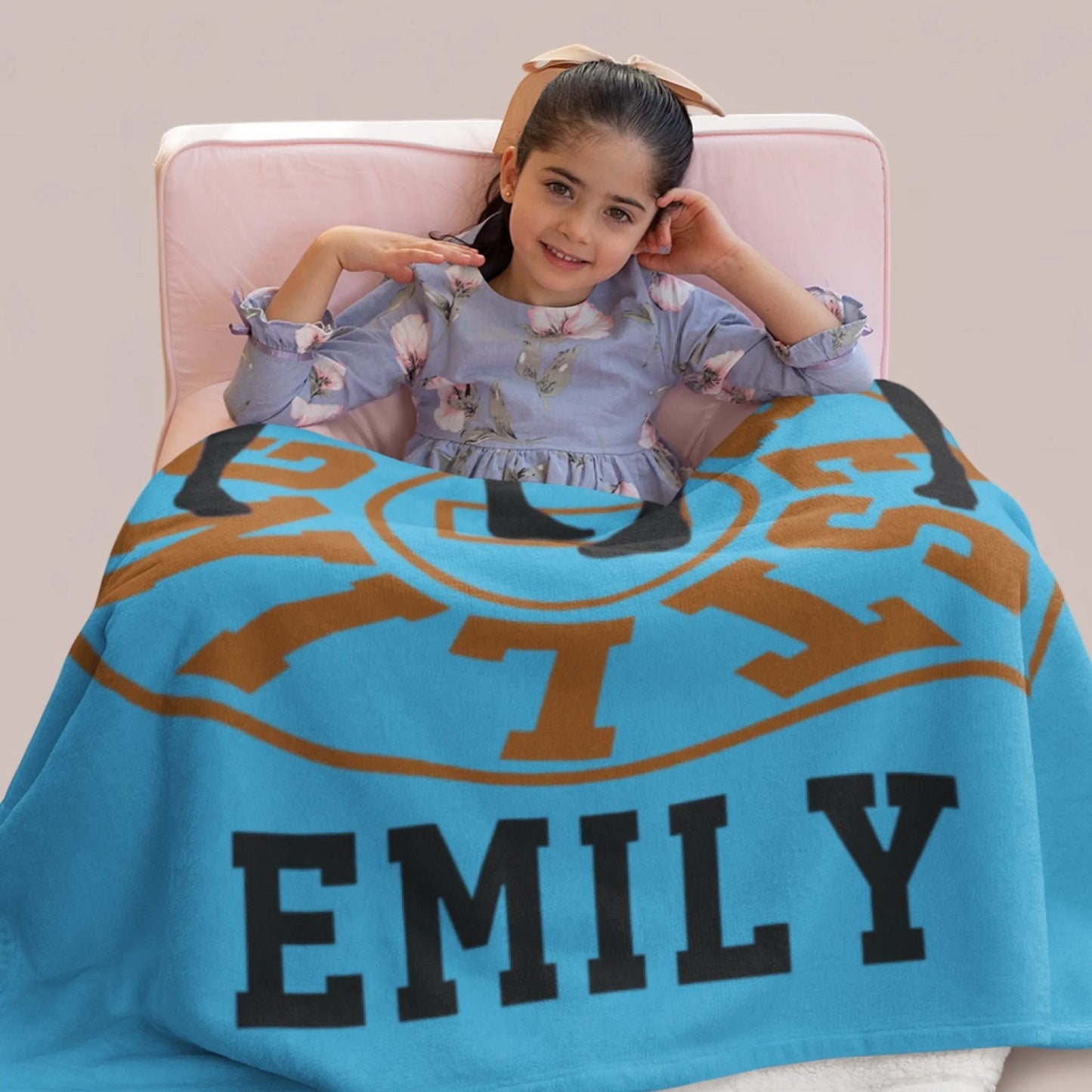 Personalized Cheer Team Blanket – Custom Name Senior Cheerleading Blanket-1