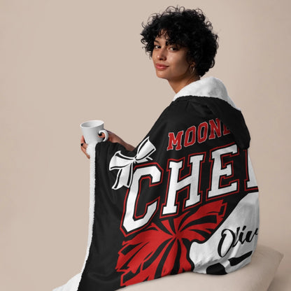 Personalized Cheer Blanket – Custom Name Cheerleader Blanket-456