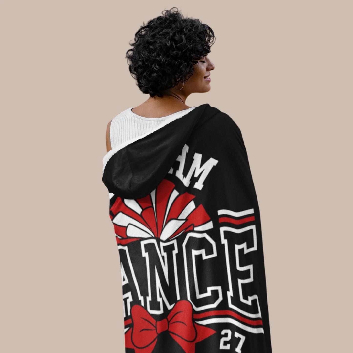 Personalized Basketball Hooded Blanket With Custom Name And Number-22