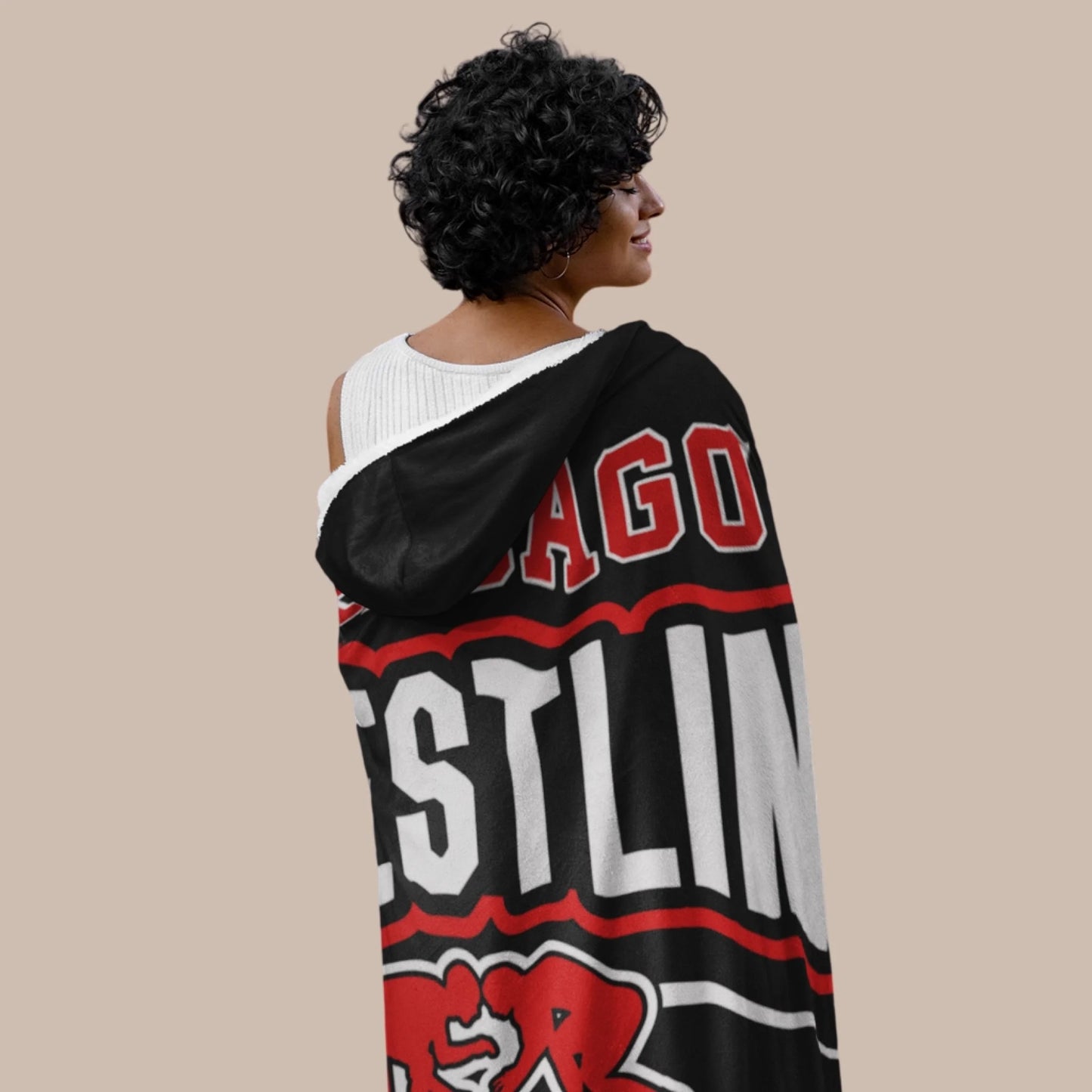 Personalized Basketball Hooded Blanket With Custom Name And Number-22