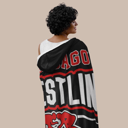 Personalized Basketball Hooded Blanket With Custom Name And Number-22