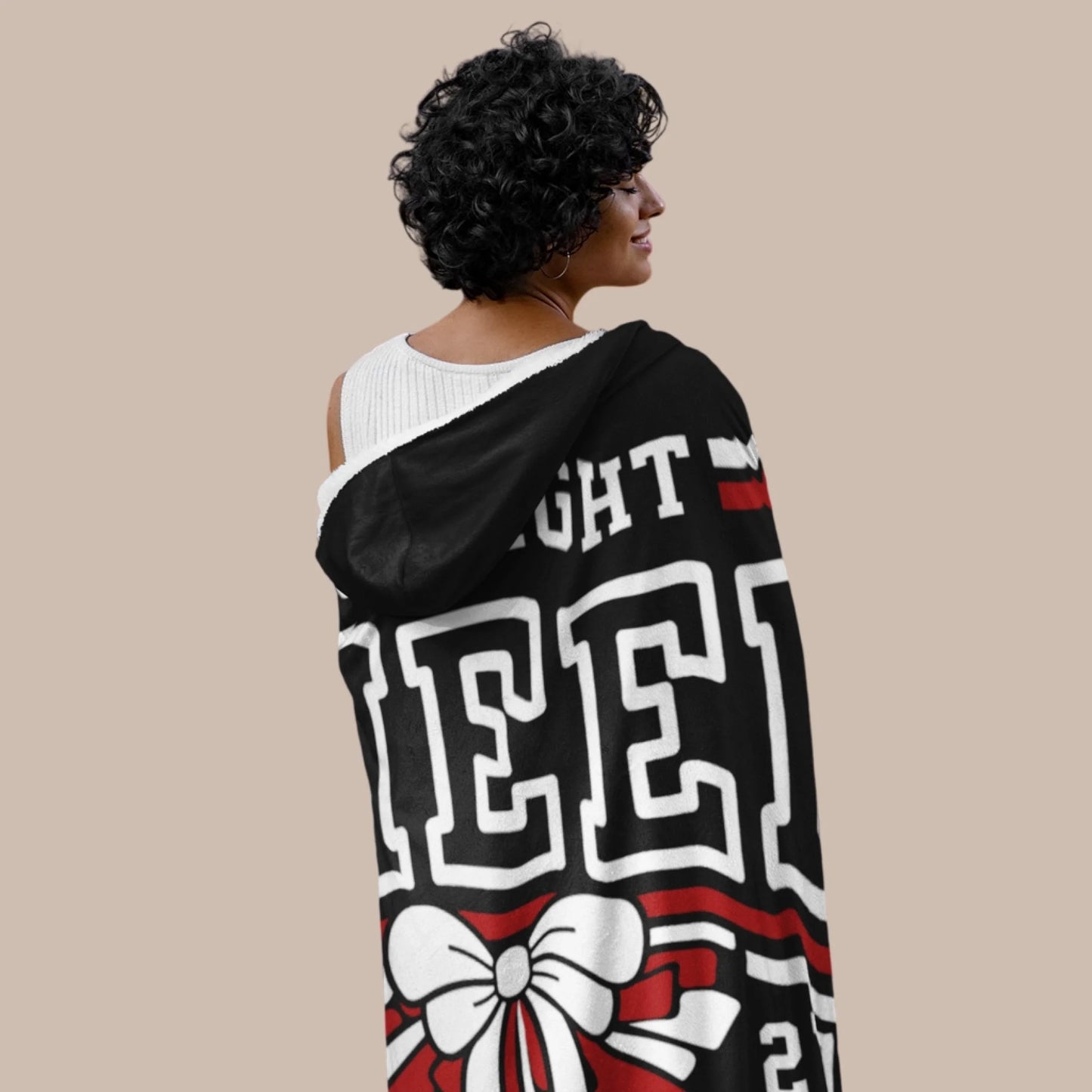 Personalized Basketball Hooded Blanket With Custom Name And Number-22