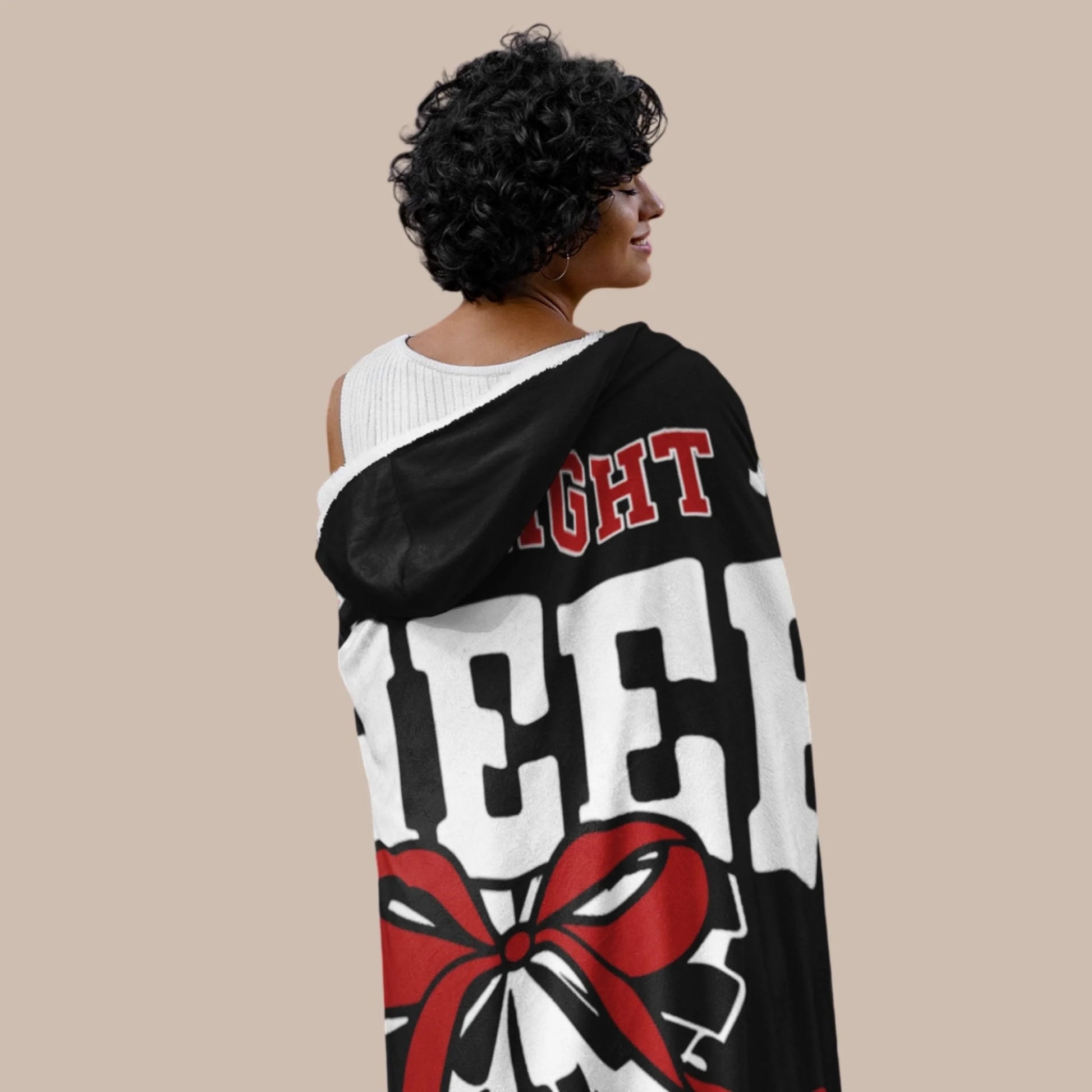 Personalized Basketball Hooded Blanket With Custom Name And Number-22