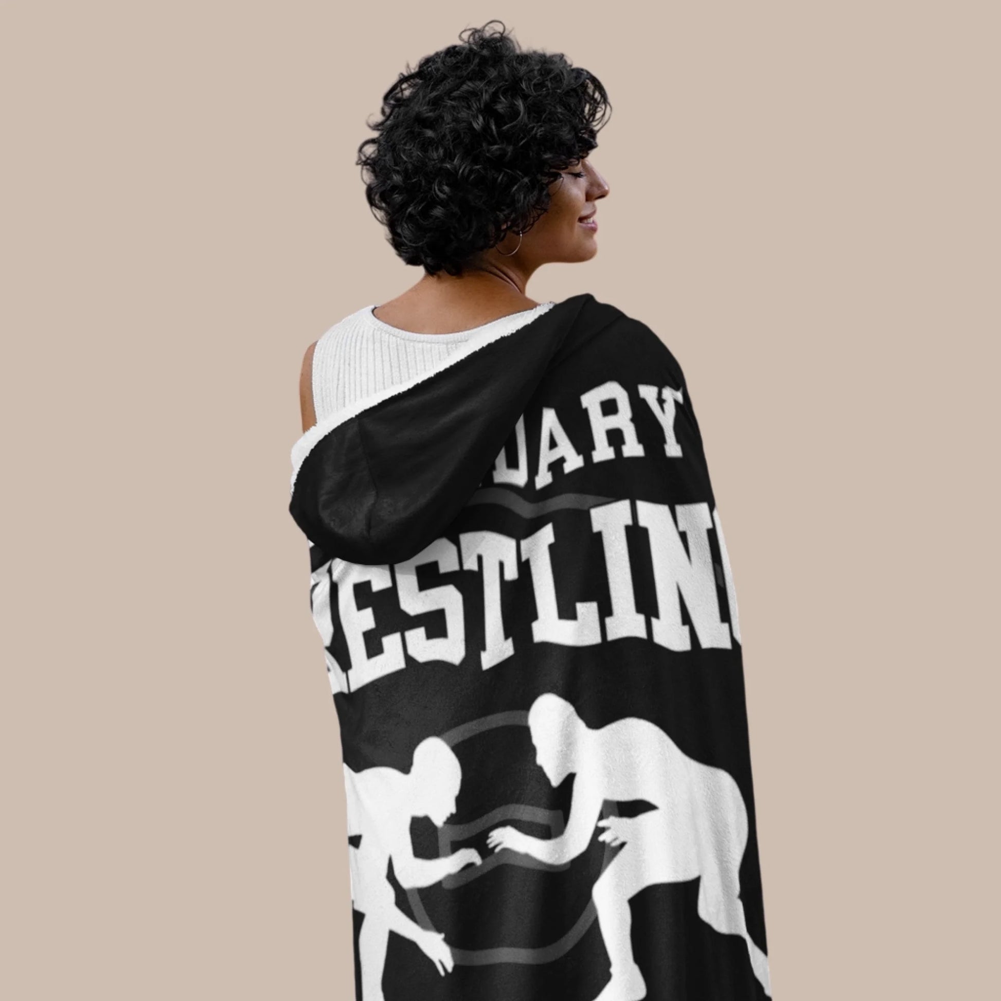 Personalized Basketball Hooded Blanket With Custom Name And Number-22
