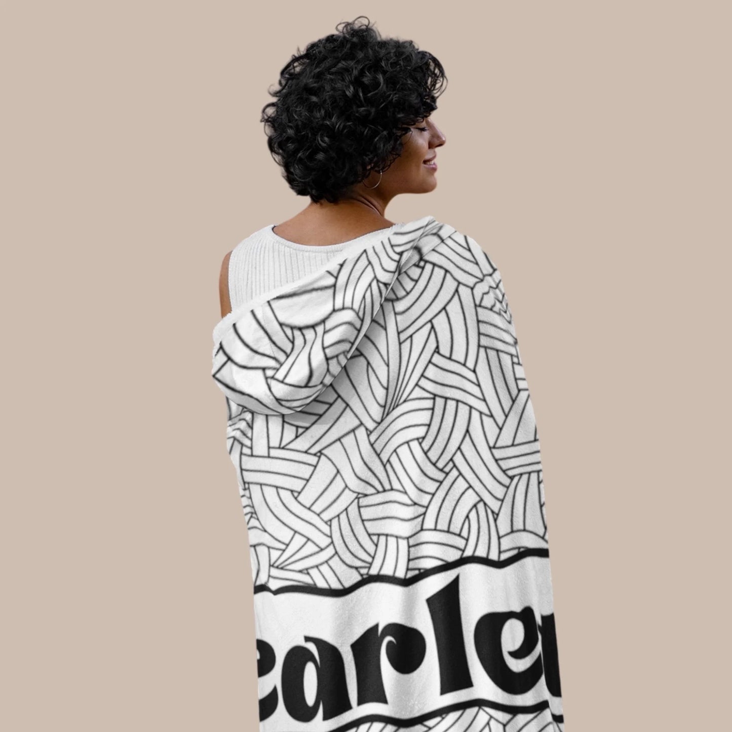 Personalized Basketball Hooded Blanket With Custom Name And Number-22