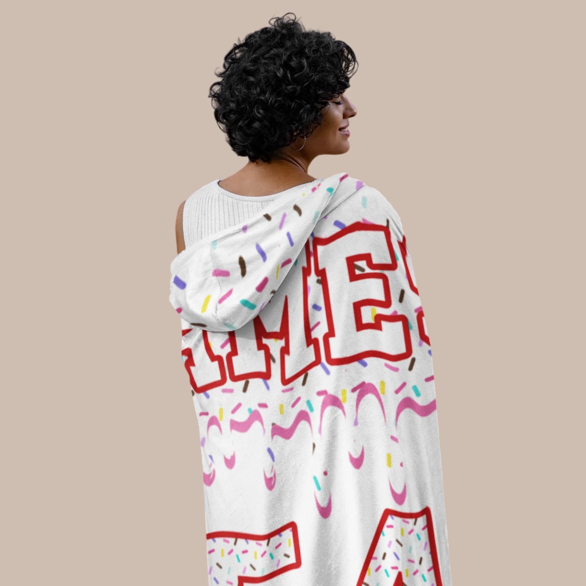 Personalized Basketball Hooded Blanket With Custom Name And Number-22