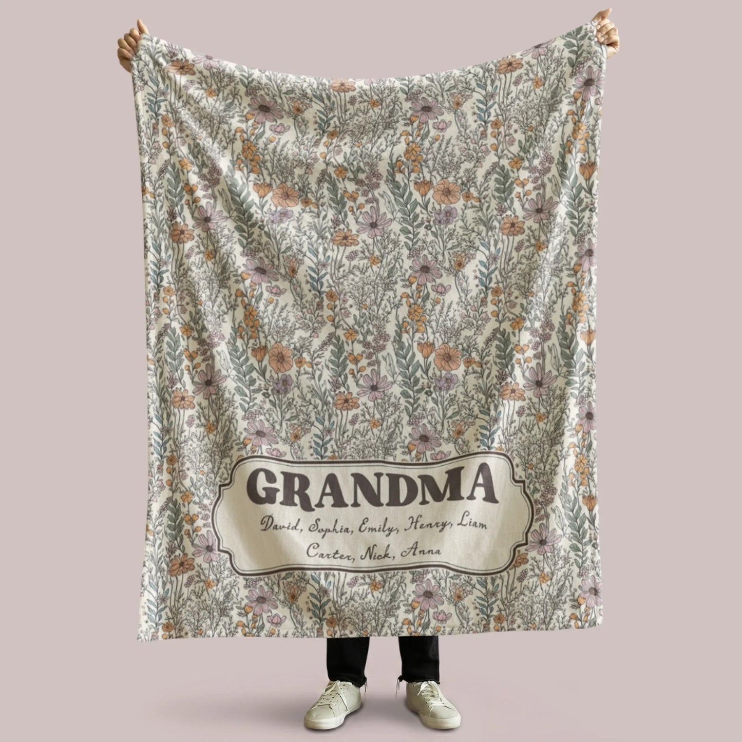 Personalized Cheer Team Blanket – Custom Name Senior Cheerleading Blanket3