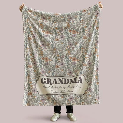Personalized Cheer Team Blanket – Custom Name Senior Cheerleading Blanket3