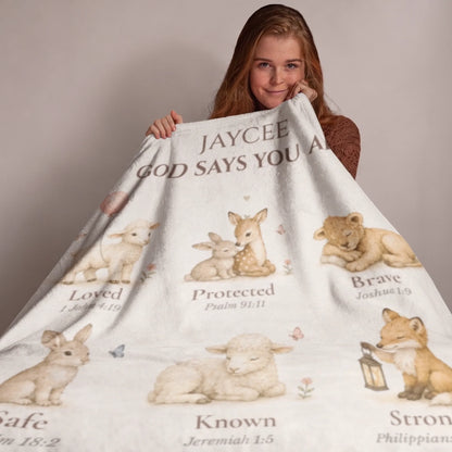 Personalized Cheer Team Blanket – Custom Name Senior Cheerleading Blanket_
