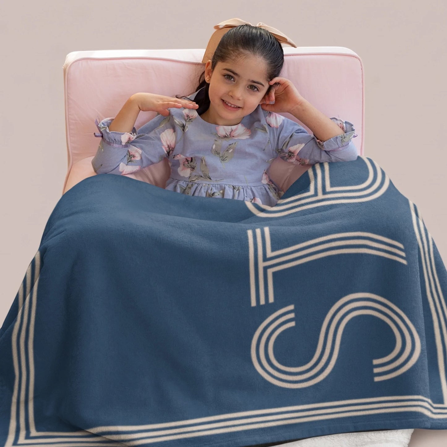 Personalized Cheer Team Blanket – Custom Name Senior Cheerleading Blanket-1